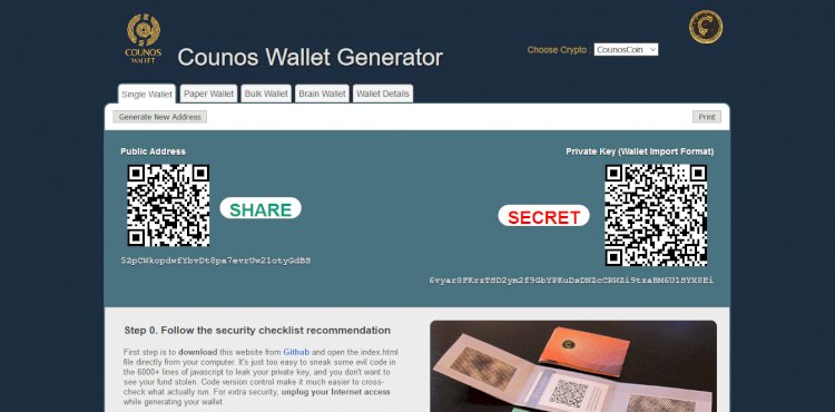 paper wallet jenerator counos