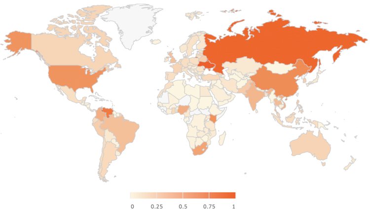 Bitcoin usage world wide