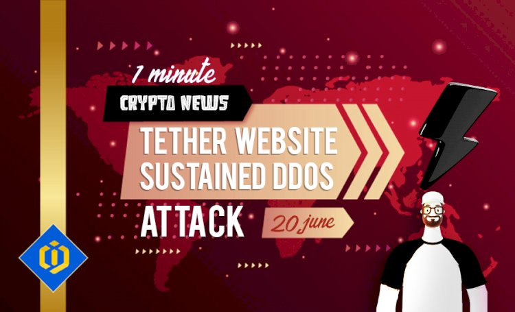 Tether Website Sustained DDOS Attack