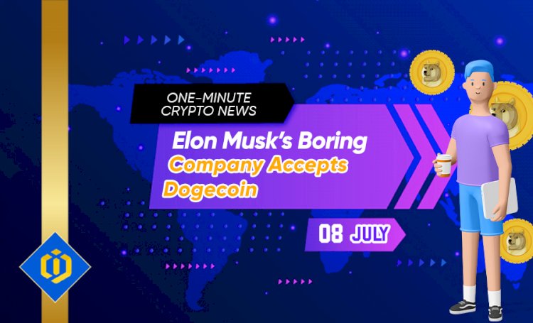 Elon Musk’s Boring Company Accepts Dogecoin