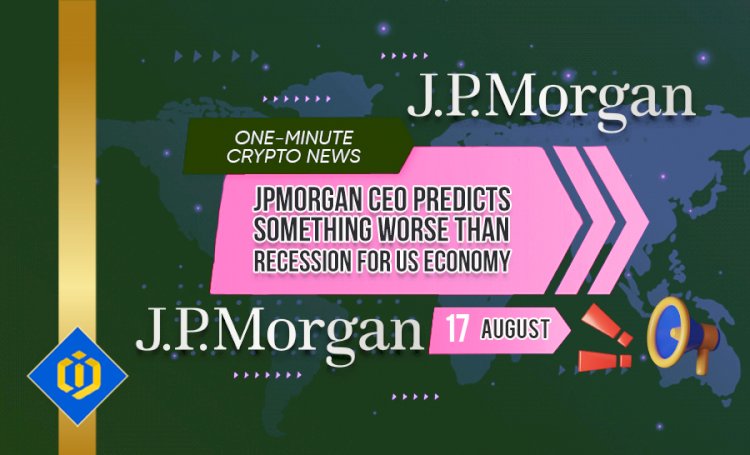 JPMorgan CEO Predicts Something Worse than Recession for US Economy