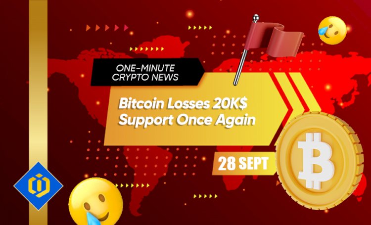 Bitcoin Loses $20K Support Once Again